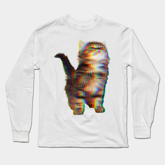 cat T-Shirt Long Sleeve T-Shirt by Styleboom